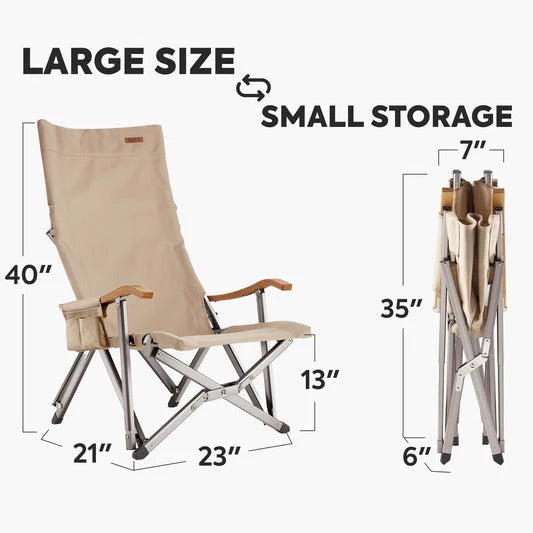 Iceco Hi1600L Folding Adjustable Camping Chair