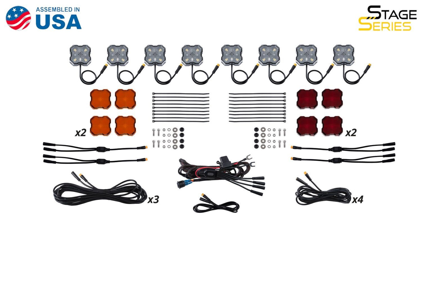 Diode Dynamics Single Color LED Rock Light Kits