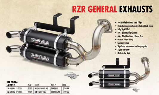 Trinity Racing 20-23 Polaris General exhaust