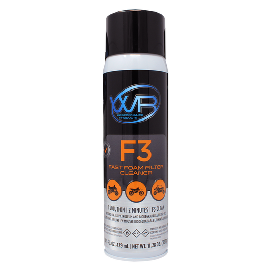 WR Performance F3 aerosol filter cleaner