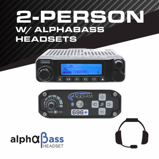 Alpha R Intercoms Rugged Radios - Radio / Intercom kits - Universal – NorCal Offroad
