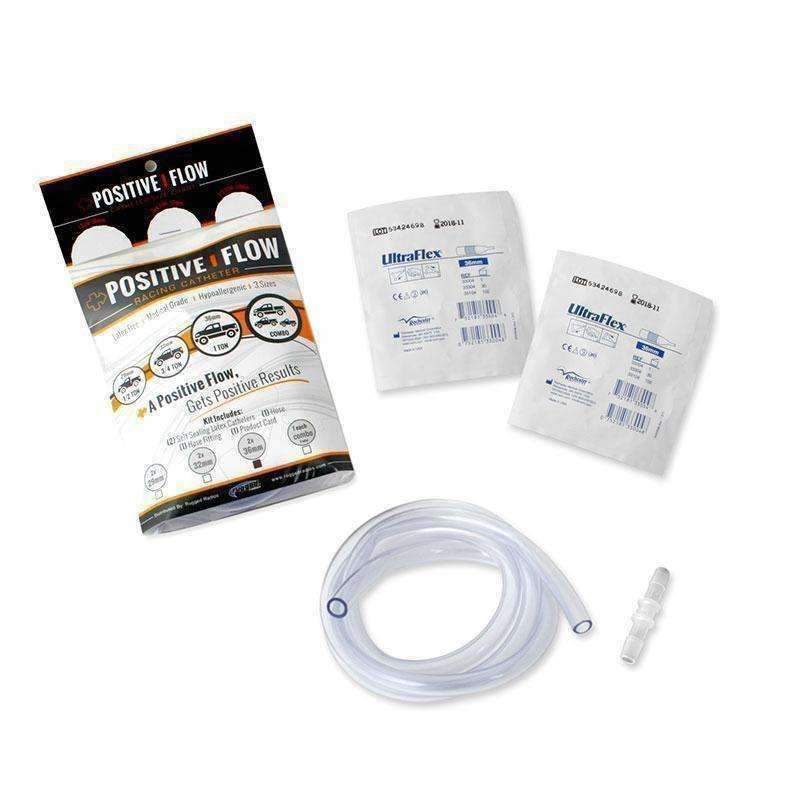Positive Flow Men's Racing Catheter - Combo Pack